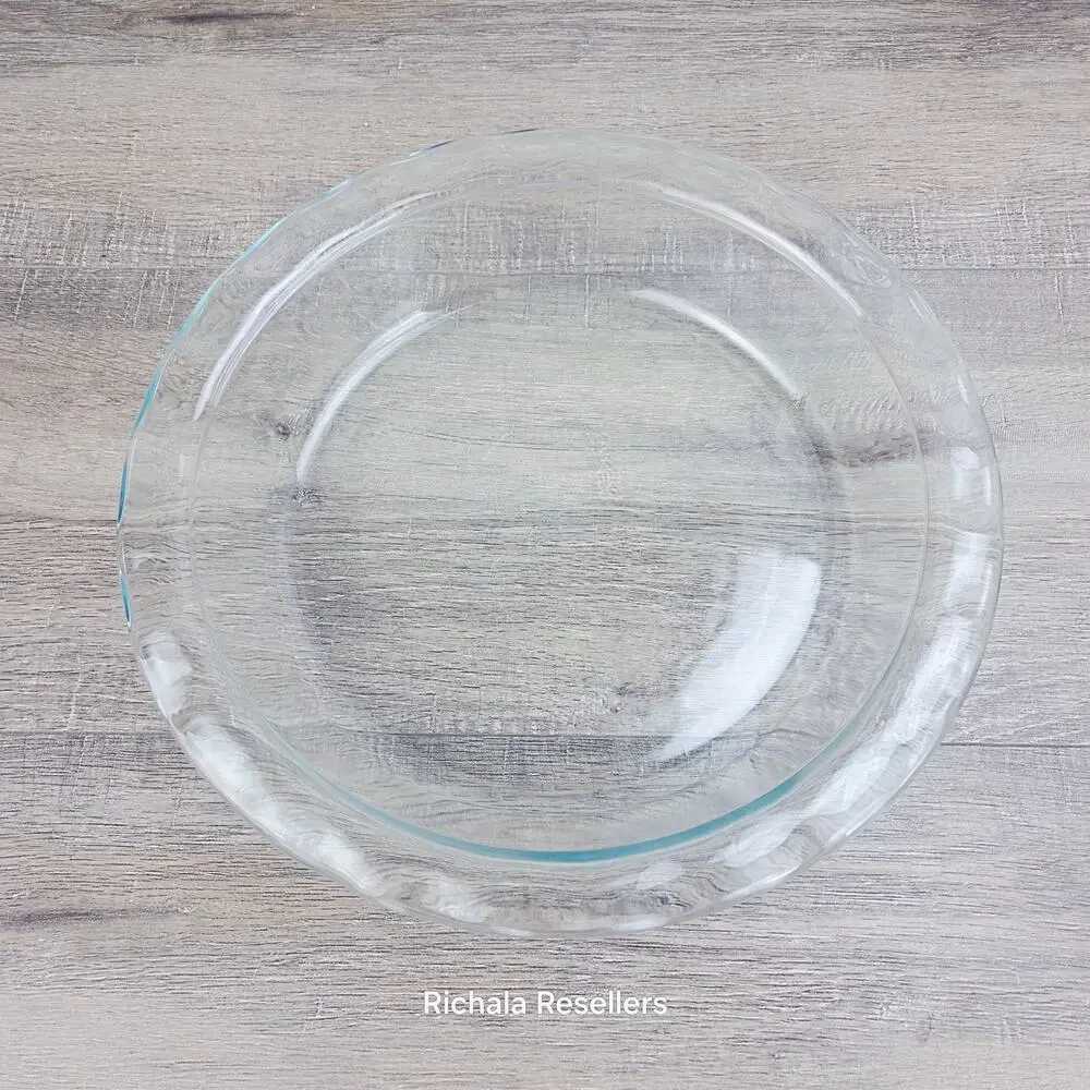 Pyrex C209 Blue Tint Glass Pie Plate 9 1/2
